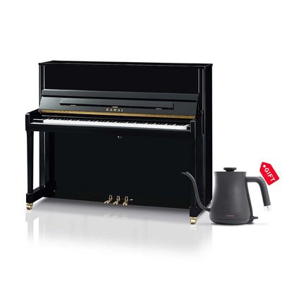 KAWAI K Series Upright Piano (สี Ebony Polish) รุ่น K-300(J) M/PEP